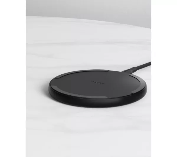 BELKIN BoostCharge 15 W Qi Wireless Charging Pad - Black - Image 2